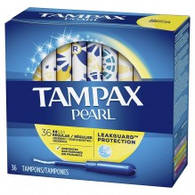 TAMPAX PEARL 36CT REG UNSCNT