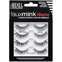 ARDEL FAUX MNK WISPIES DEMI 4CT