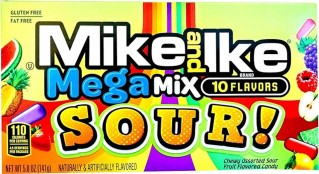 MIKE&IKE SOUR MEGAMX 4.25OZ BX