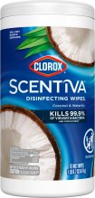 CLOROX WIPES BRZ COCONUT 75CT