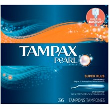 TAMPAX PEARL 36CT SUP PLUS UNSC