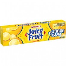 WRIG JUICY FRUIT ORG 5 STK 18CT