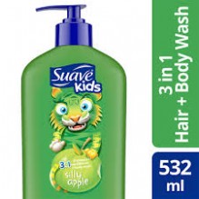 SUAVE 18OZ SHAMP 3IN1 KIDS APPL