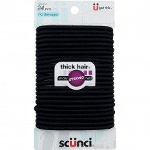 SCUNCI 24PK MM N/D HEAD BLACK