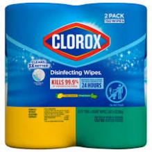 CLOROX WIPES LEM FRSH 75CT-2PK