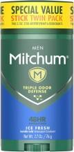 MITCHUM MENS STICK 3.4Z SHW TWN