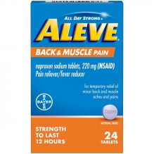 ALEVE TAB 24'S BACK&MUSCLE NEW