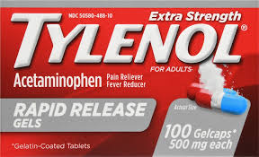 TYLENOL RPD RLSE E/S GELS 100'S