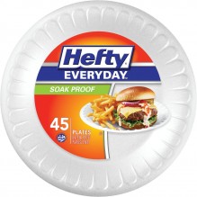 HEFTY PLATES 8-7/8 INCH 45 CT