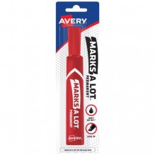 AVERY MARKS-A-LOT MARKER RED
